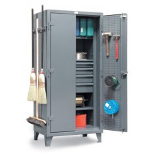 Strong Hold HouseKeeping Steel Storage Cabinet - 36-PB-243-4DB-BH Strong Hold HouseKeeping Steel Storage Cabinet - 36-PB-243-4DB-BH