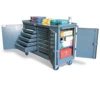 Strong Hold Ultimate Multiple Purpose Maintenance Cart | Heavy-Duty Mobile Workstation