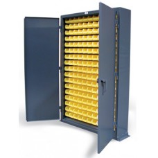 Strong Hold Slim Line Part Bin Storage Cabinet - 46-BSC-100 Strong Hold Slim Line Part Bin Storage Cabinet - 46-BSC-100