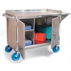 Strong Hold Stainless Steel Cabinet Cart - 4-TC-261-VS-SS Strong Hold Stainless Steel Cabinet Cart - 4-TC-261-VS-SS