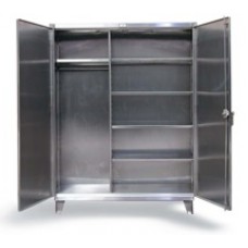 Strong Hold Stainless Steel Wardrobe Cabinet - 36-W-245-SS Strong Hold Stainless Steel Wardrobe Cabinet - 36-W-245-SS