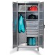 Strong Hold Stainless Wardrobe Cabinet - 36-W-244-4DB-SS