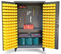 Strong Hold Upright Tool Storage Cabinet