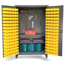 Strong Hold Tool Storage Part Bins Cabinet - 46-BSPB-242 Strong Hold Tool Storage Part Bins Cabinet - 46-BSPB-242