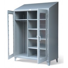 Strong Hold See-Thru Doors Steel Wardrobe Cabinet - 36-LD-W-245 Strong Hold See-Thru Doors Steel Wardrobe Cabinet - 36-LD-W-245