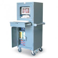 Strong Hold Mobile Computer Cabinet - 25-CC-242-RK-CA Strong Hold Mobile Computer Cabinet - 25-CC-242-RK-CA