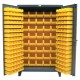 Strong Hold 36-BB-240 Cabinet | Heavy Duty Steel Storage Cabinet with Plastic Bins