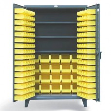 Strong Hold 36-BBS-243 3-Shelf Steel Bin Cabinet – Heavy-Duty Industrial Storage with 110 Bins Strong Hold 36-BBS-243 3-Shelf Steel Bin Cabinet – Heavy-Duty Industrial Storage with 110 Bins