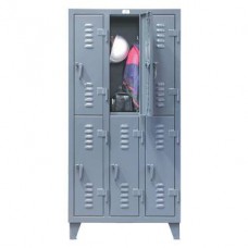 Strong Hold 16-18-2TSL 2-Tier Slim Line Steel Locker – Heavy-Duty Industrial Locker with Louvered Doors Strong Hold 16-18-2TSL 2-Tier Slim Line Steel Locker – Heavy-Duty Industrial Locker with Louvered Doors