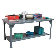 Strong Hold Industrial Steel Top Workbench - T8436 Strong Hold Industrial Steel Top Workbench - T8436
