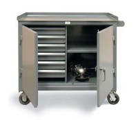 Strong-Hold 6-Drawer Tool Storage Cabinet | Heavy-Duty Steel Cabinet for Industrial Tool Organization