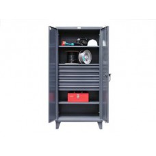 Strong Hold 36-243-5DB 5-Drawer Steel Storage Cabinet – Heavy-Duty Industrial Cabinet with Adjustable Shelves Strong Hold 36-243-5DB 5-Drawer Steel Storage Cabinet – Heavy-Duty Industrial Cabinet with Adjustable Shelves