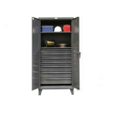 Strong Hold 36-242-7DB Storage Cabinet | 7-Drawer Heavy-Duty Steel Cabinet Strong Hold 36-242-7DB Storage Cabinet | 7-Drawer Heavy-Duty Steel Cabinet