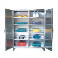 Strong Hold Double Shift Stainless Cabinet - 66-DS-248SS Strong Hold Double Shift Stainless Cabinet - 66-DS-248SS