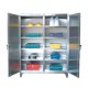 Strong Hold Double Shift Stainless Cabinet - 66-DS-248SS