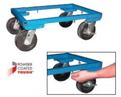 Vestil ATD-1622-4 Adjustable Container Dolly with 2000 lb Capacity