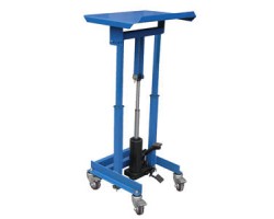 Vestil WT-2016-FP Mobile Hydraulic Tilting Work Positioning Table, 20 x 16 Platform, 330 lb Capacity