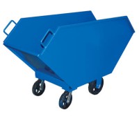 Vestil Chip Trucks and Waste Trucks | Steel Tilt Trucks for Bulk Material and Trash