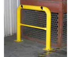Vestil HPRO-48-42-2 High Profile Safety Yellow Machine Guard | 42 Inch High | 48 Inch Wide