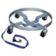 Vestil DRUM-QUAD-C Multi-Purpose Quad Drum Dolly | Fits 5 Gallon, 30 or 55 Gallon, LP Tank