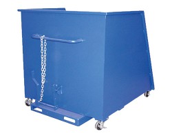 Vestil Open Ended Steel Dumping Hopper with 2,000 lb Capacity | HOP-OE