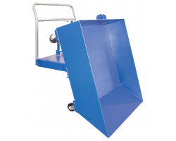 Vestil 1/2 Yard Capacity Low Profile Parts Hopper with 2,000 lb Load | HOP-LP