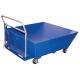 Vestil Low Profile 1/2 Yard Capacity Parts Hopper with 2,000 lb Capacity | HOP-LP-N