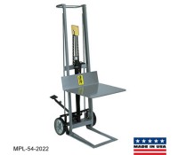 Wesco Two-Wheeled Aluminum Hydraulic Pedalift – 400 lb Capacity