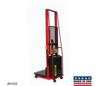 Wesco Battery-Powered Platform Powered Stacker, 24" x 24" or 32" x 30" Platform