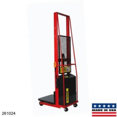 Wesco 261022 Powered Platform Stacker - 1,000 lb Capacity, 60" Lift Wesco 261022 Powered Platform Stacker - 1,000 lb Capacity, 60" Lift