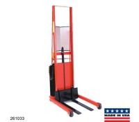 Wesco Fork Model Battery Powered Stacker, 1,000 lb Capacity