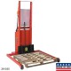 Wesco 261034 Powered Adjustable Span Straddle Stacker - 1,000 lb Capacity