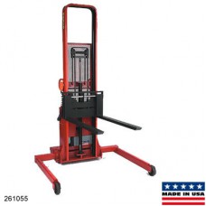 Wesco 261079 Heavy Duty Powered Fork Stacker - 1,500 lb Capacity Wesco 261079 Heavy Duty Powered Fork Stacker - 1,500 lb Capacity