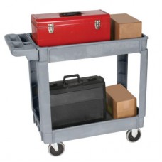 Wesco 270433 Deluxe Plastic Service Cart – Heavy-Duty, 550 lb Capacity Wesco 270433 Deluxe Plastic Service Cart – Heavy-Duty, 550 lb Capacity