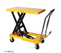 Wesco Heavy-Duty Manual Scissor Lift Table Cart