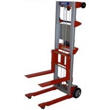 Wesco 273511 Fixed Base Hand Winch Stacker – 500 lb Capacity Wesco 273511 Fixed Base Hand Winch Stacker – 500 lb Capacity