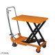 Wesco 260207 Folding Handle Manual Scissor Lift Table Cart – 660 lb Capacity
