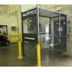 WireCrafters MT3-33HD 3-Wall Dock Door Driver Security Cage with 3' Hinged Door