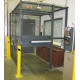 WireCrafters MT2-38HD Corner Dock Door Driver Security Cage with 3' Hinged Door | 2-Walls