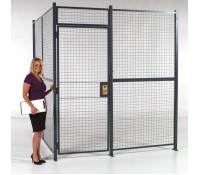 WireCrafters 2-Walls Style 840 Woven Wire Security Fencing