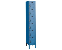 Hallowell URB1228-6A Ready Built Premium Steel Lockers
