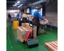 Logitrans Thork Skid Lift EHL 1004-2147 Battery Powered | 3300 lb Capacity