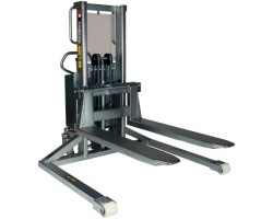 Logitrans EHSSI-1000-RF-46 Stainless Straddle Stacker | 2200 lb Capacity