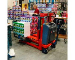 Logitrans Logiflex ELF 1201-36 Electric Lift Stacker with 3,000 pounds capacity