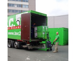 Logitrans Logiflex ELF 1201-36 Electric Lift Stacker with 3,000 pounds capacity