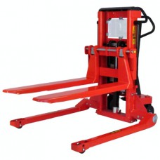 Logitrans Logiflex LFS Mini 1002-35 Manual Straddle Leg Stacker with 2200 lb cap | 35 Inch Lift Logitrans Logiflex LFS Mini 1002-35 Manual Straddle Leg Stacker with 2200 lb cap | 35 Inch Lift