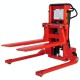 Logitrans Logiflex LFS Mini 1002-35 Manual Straddle Leg Stacker with 2200 lb cap | 35 Inch Lift