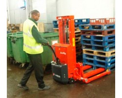 Logitrans SELF Maxi 1003-36 Fully Powered Logiflex Stacker with 3,000 pounds capacity