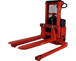 Logitrans Logiflex SELFS MINI 1003-35 Fully Powered Straddle Stacker with 2,200 lb capacity