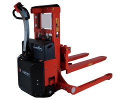 Logitrans Logiflex SELFS MINI 1003-35 Fully Powered Straddle Stacker with 2,200 lb capacity